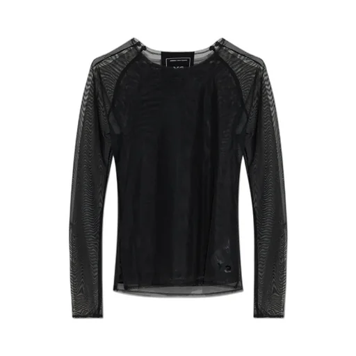 Y-3 Long-Sleeved Mesh Top