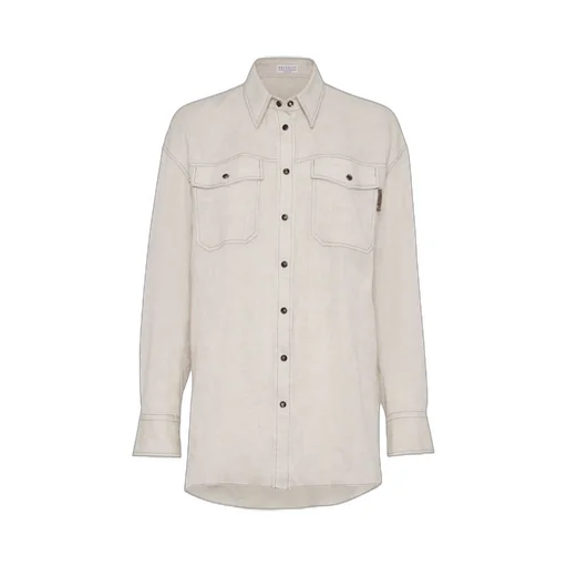 Long-Sleeve Linen Shirt