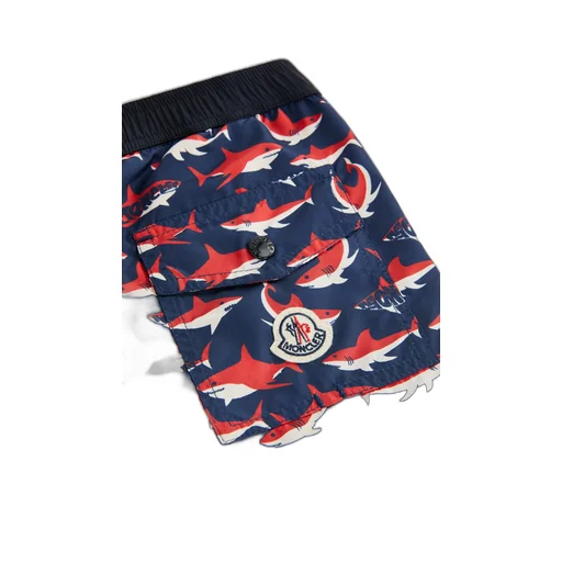 Shark Print Swim Shorts