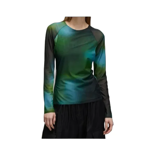 Y-3 Long-Sleeved Mesh Top