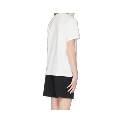Embroidered Shark Motif Cotton Jersey T-Shirt