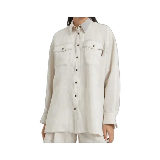 Long-Sleeve Linen Shirt