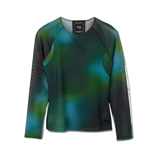 Y-3 Long-Sleeved Mesh Top