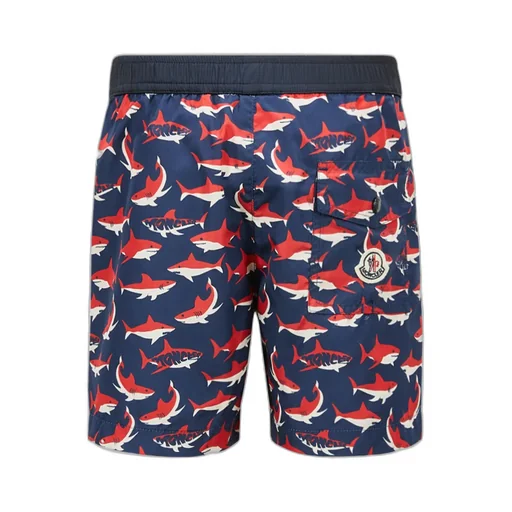 Shark Print Swim Shorts