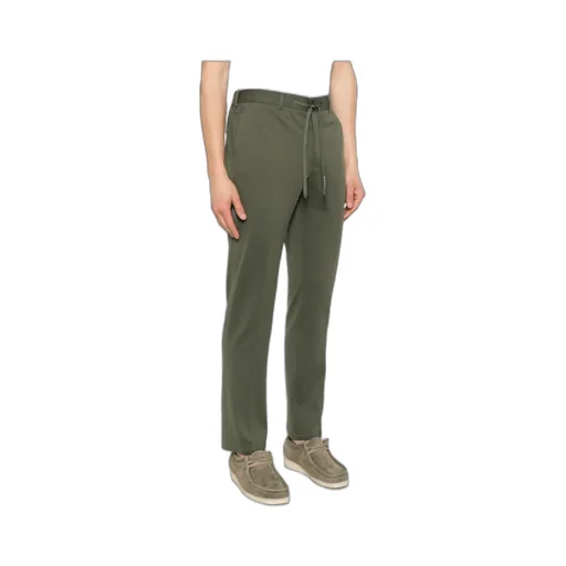 Piqu-Weave Trousers