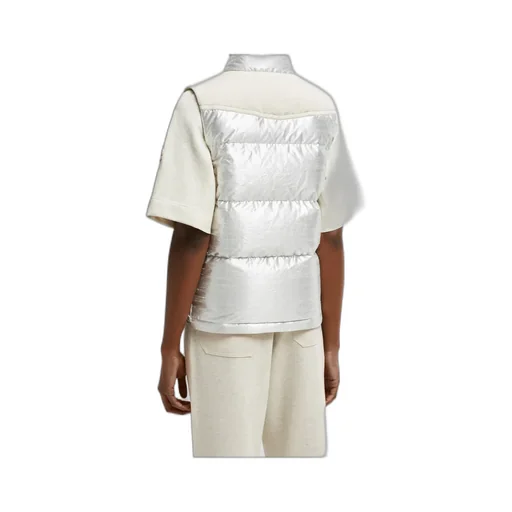 Moncler Grenoble Pinchot Lamé Down Vest