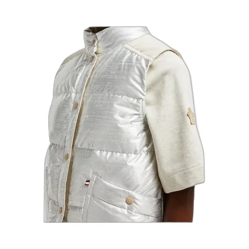 Moncler Grenoble Pinchot Lamé Down Vest