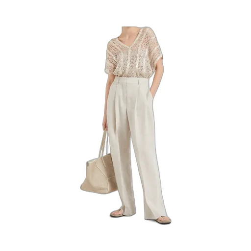 Straight-Leg Trousers