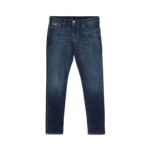 Emporio Armani Logo Plaque Skinny Jeans