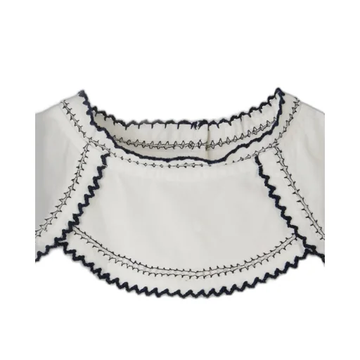 Eldorada Dress In Embroidered Poplin