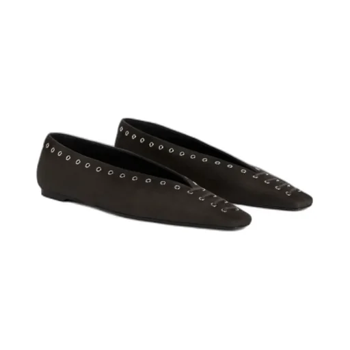 Suede Ballet Flats