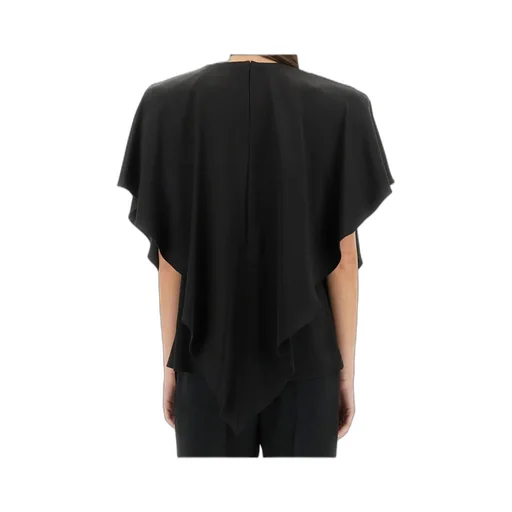 Stella Mccartney Asymmetric Layered Lightweight Satin Blouse