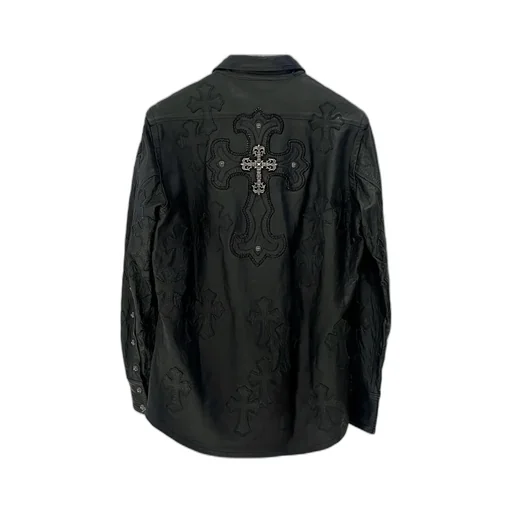Long Sleeve Leather Jacket