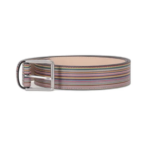 Paul Smith Striped Buckle Belt