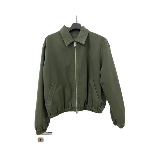 Ami Elasticated Hem Zipped Jacket