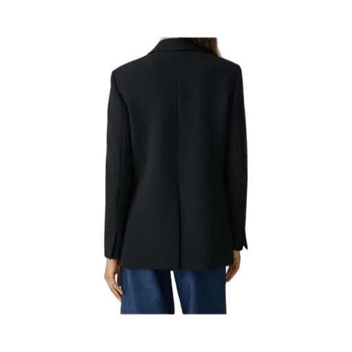 Theory Admiral Crepe Relaxed Double-Breasted Blazer