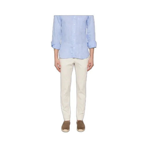 Incotex Pressed-Crease Tapered Trousers