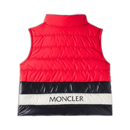 Moncler Enfant Logo Patch Cliff Gilet