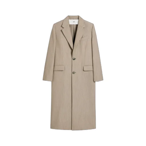 Ami Paris Back Slit Long Coat