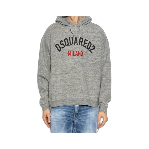Dsquared2 Logo Printed Drawstring Hoodie