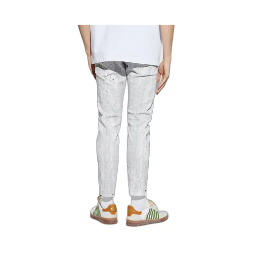 Dsquared2 Crinkled Slim Skater Jeans