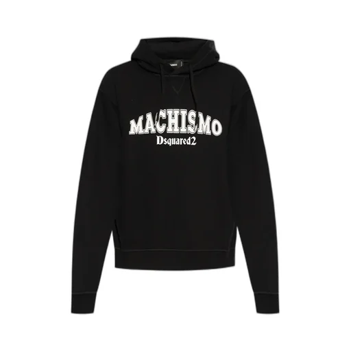 Dsquared2 Logo Printed Drop Shoulder Hoodie