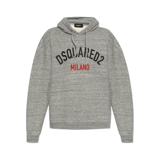 Dsquared2 Logo Printed Drawstring Hoodie