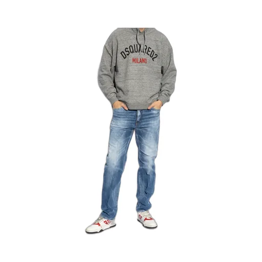 Dsquared2 Logo Printed Drawstring Hoodie