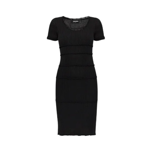 Dsquared2 Short-Sleeved Midi Ribbed Dress