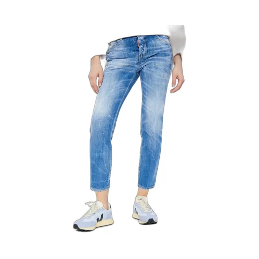 Dsquared2 Low-Rise Slim Fit Jeans