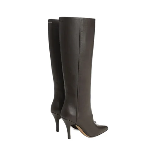 Mm6 Maison Margiela Slip-On Knee-High Boots