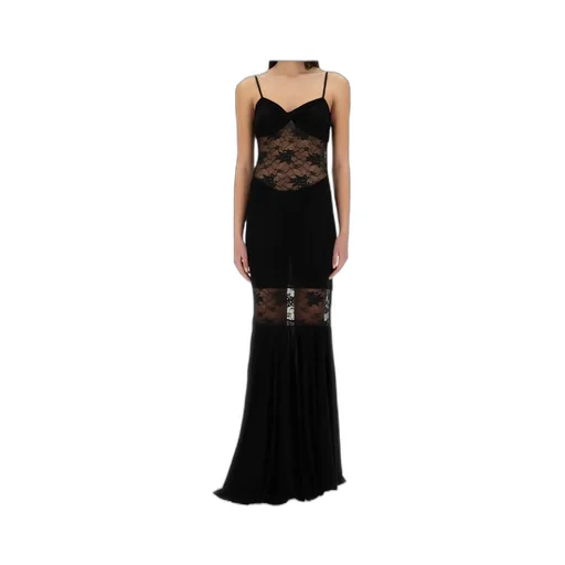 Nina Ricci Mermaid Dress With Lace Panels