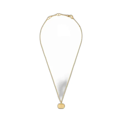 Valentino	Vlogo Plaque Necklace