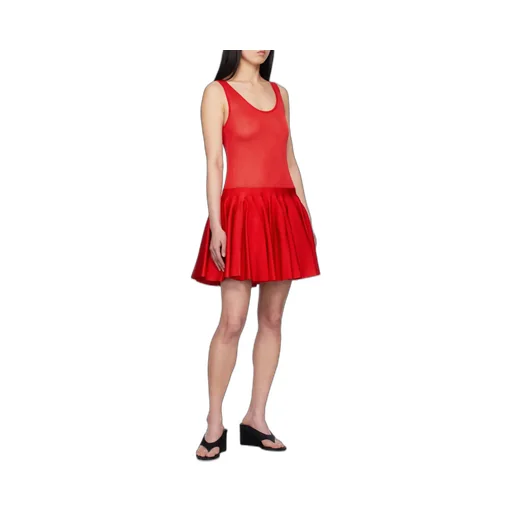 Knitted Godet Mini Dress