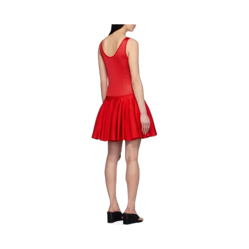 Knitted Godet Mini Dress