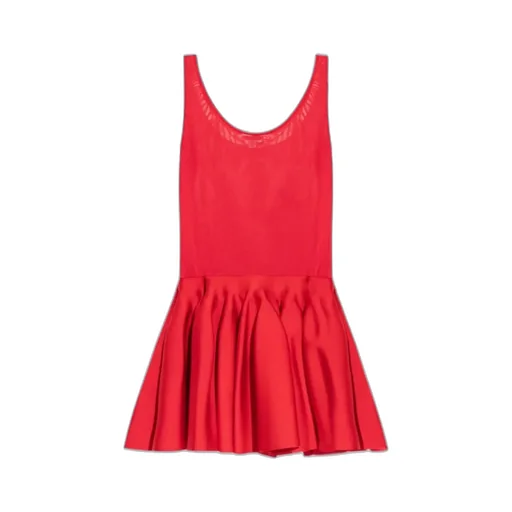 Knitted Godet Mini Dress