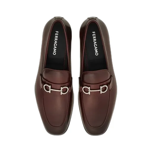 Gancini Embellished Loafers