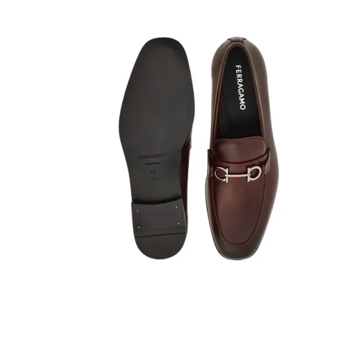 Gancini Embellished Loafers