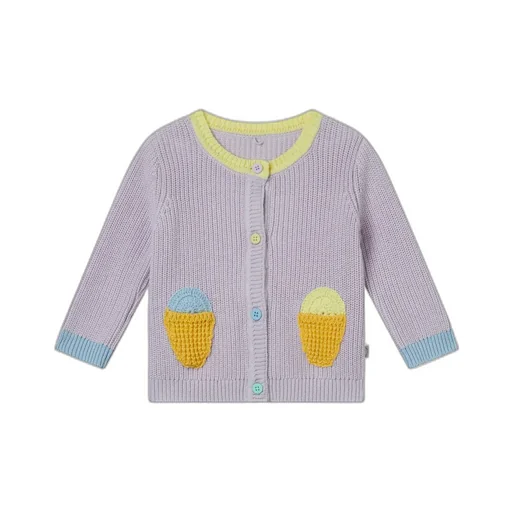 Stella Mccartney Kids Ice-Cream Motifs Crewneck Cardigan