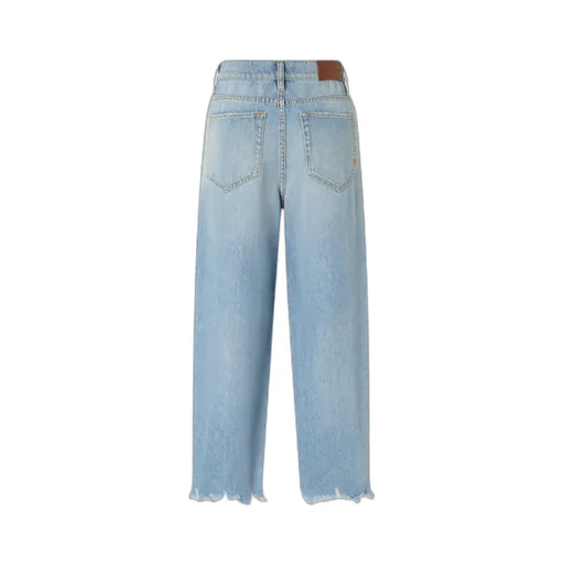 Pinko Frayed Hem Baggy Jeans