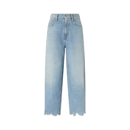 Pinko Frayed Hem Baggy Jeans