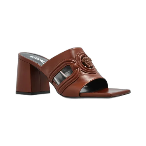 Versace Heeled Slip-On Sandals