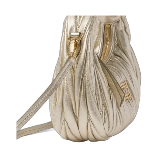 Wander Matelassé Nappa Leather Hobo Mini-Bag