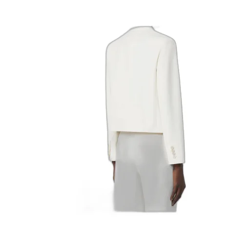 Cotton Twill Cropped Jacket