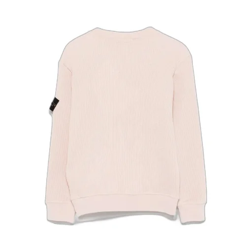 Stone Island Junior Crewneck Sweatshirt With Logo