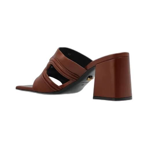 Versace Heeled Slip-On Sandals