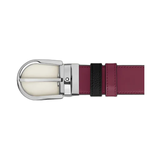 Montblanc Buckle Detailed Reversible Belt