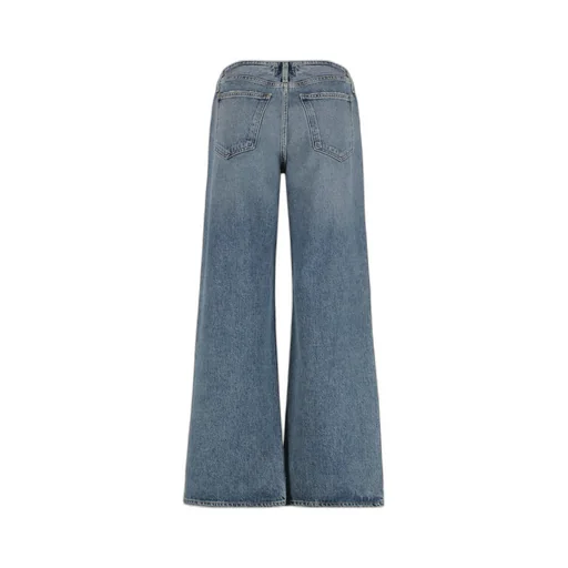 Denim Trousers With Belt Loops