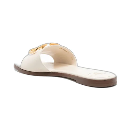 Valentino Vlogo Signature Open Toe Slip-On Sandals