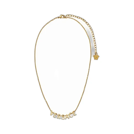 Versace Logo-Lettering Necklace